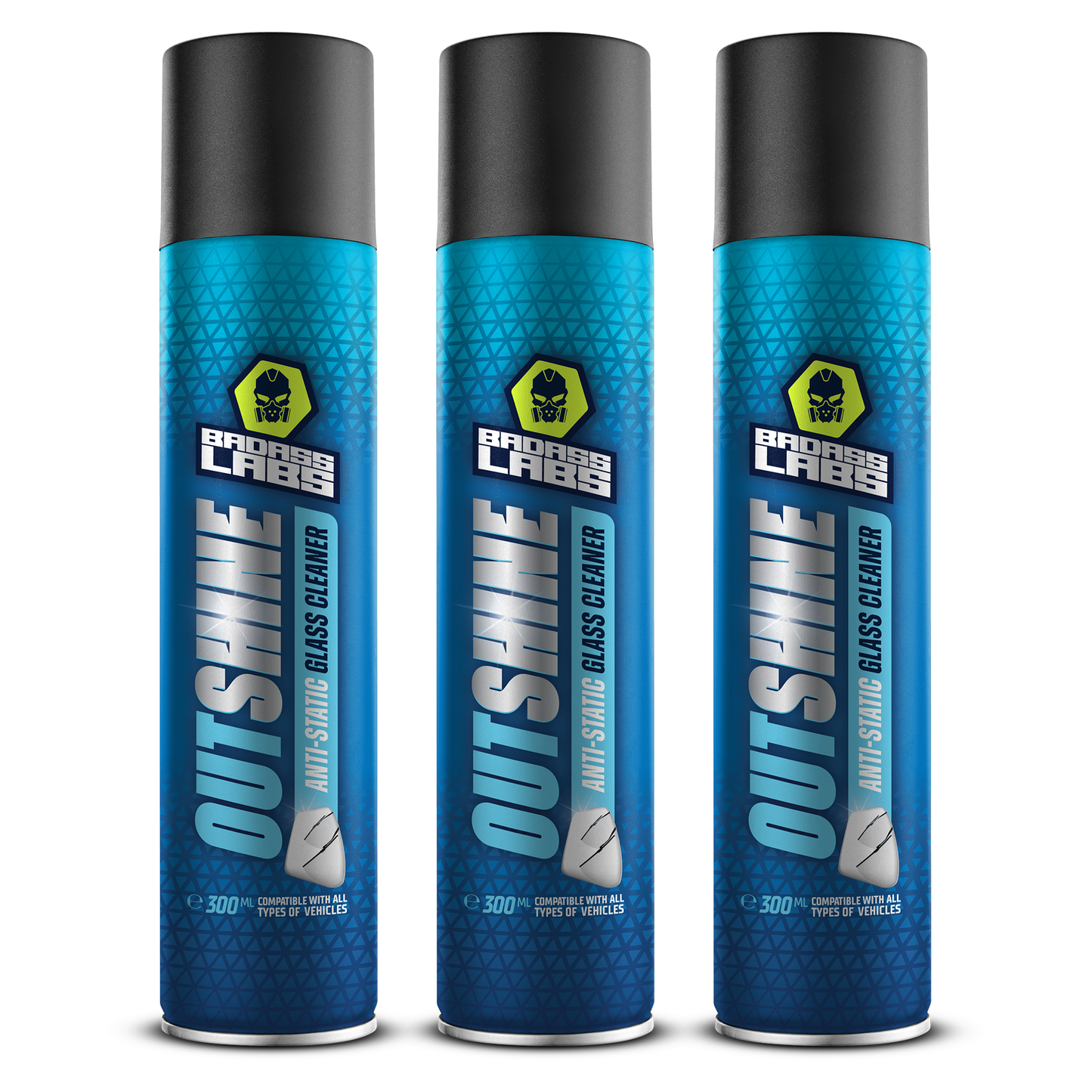 Outshine - Aktywna piana do krystalicznie czystego mycia szyb samochodowych