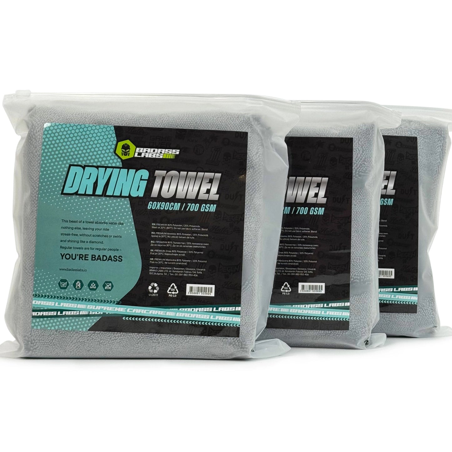 DryMaster ściereczka z mikrofibry do suszenia samochodu - 60x90cm