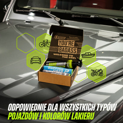 NanoShield - Spray z Grafenem, Warstwą Ceramiczną i Silikonem do Polerowania i Ochrony Lakieru Samochodowego