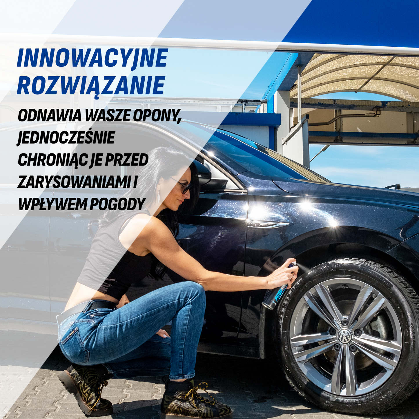 PitchBlack - spray, który sprawia, że opony wyglądają jak nowe