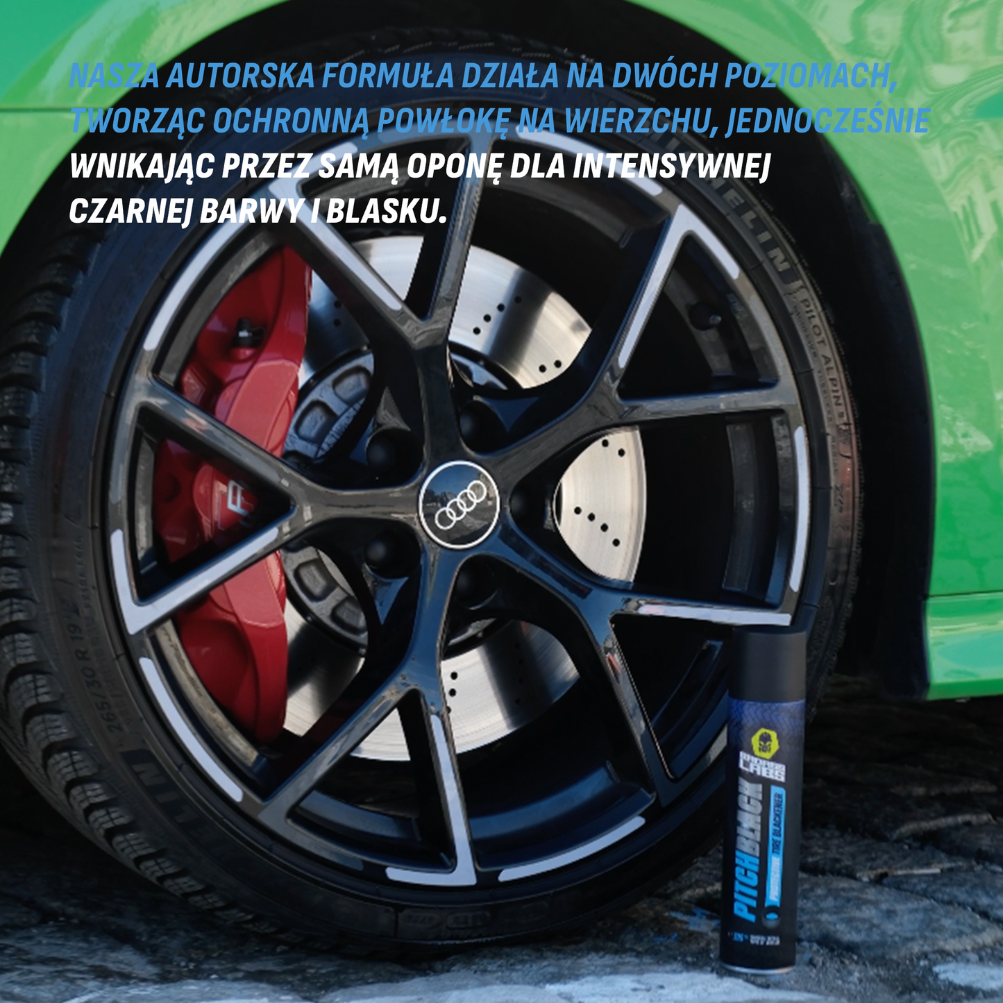 PitchBlack - spray, który sprawia, że opony wyglądają jak nowe