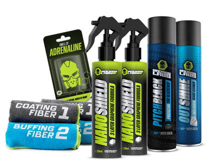 Pakiet Full-Option - 2 x Nanoshield, 4 x Ściereczki z mikrofibry, 1 x PitchBlack, 1 x OutShine