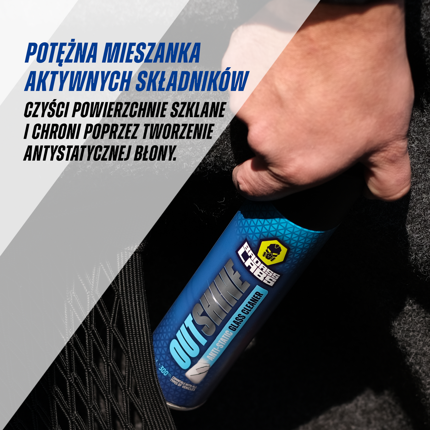 Outshine - Aktywna piana do krystalicznie czystego mycia szyb samochodowych