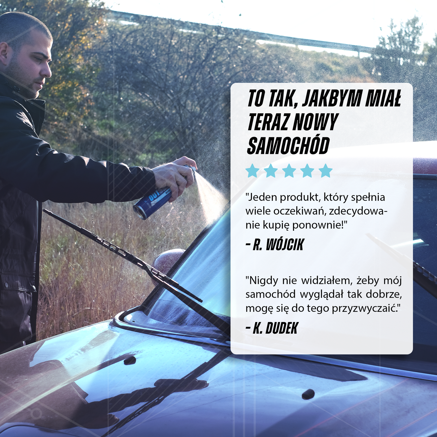 Outshine - Aktywna piana do krystalicznie czystego mycia szyb samochodowych